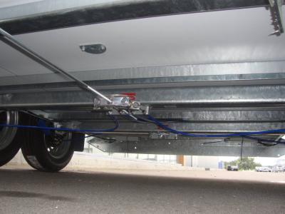 Humbaur Single ALU 1,5-paards trailer met zadelkamer